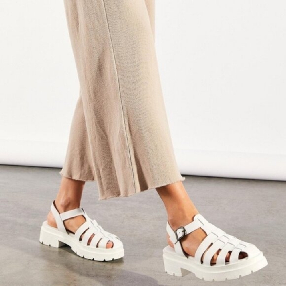 Free People Delaney Fisherman Platform Sandals Size - Picture 3 of 7